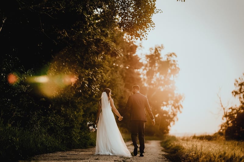 Groom in modern wedding attire